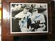 12x15 Autographed Joe Dimaggio And Ted Williams Plaque Autographed 2/6/88