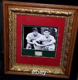 1940 TED WILLIAMS & JIMMIE FOXX Signed Page Cut Boston Red Sox Team vtg 40s HOF