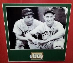 1940 TED WILLIAMS & JIMMIE FOXX Signed Page JSA Boston Red Sox Team vtg 40s HOF
