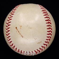 1940's Ted Williams Single Signed OAL Harridge Baseball with Original Box PSA LOA