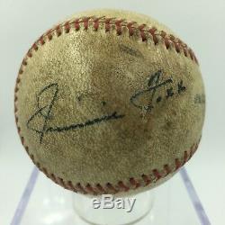 1941 Jimmie Foxx & Ted Williams Dual Signed Autographed Baseball JSA LOA