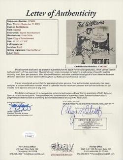 1951 Autograph Ted Williams Signed Prest-O-Lite Battery Advertising Brochure JSA