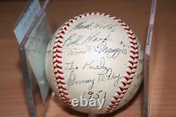 1951 Boston Red sox Team signed Baseball- Ted Williams DiMaggio 21 Autographs