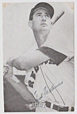 1953 Ted Williams Boston Red Sox Autographed Photo Postcard
