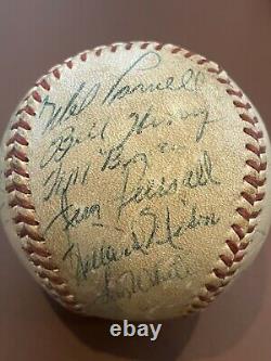 1954 Boston Red Sox Team Signed Baseball Ted Williams Harry Agganis 23 Autos