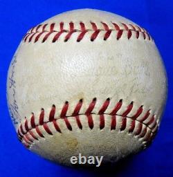 1956 Boston Red Sox Team Signed Baseball Ted Williams 25 Autographs