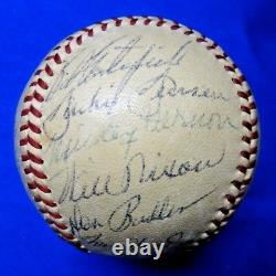 1956 Boston Red Sox Team Signed Baseball Ted Williams 25 Autographs JSA/PSA Guar