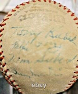 1956 NEW YORK YANKS WORLD SERIES CHAMPS signed Ted Williams ball, JSA