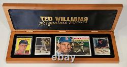 1956 TED WILLIAMS Signed Large Porcelain Card Set-HOF-BOSTON RED SOX-PSA