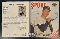 1956 Ted Williams Autographed Signed SPORT Magazine Red Sox JSA Authenticated