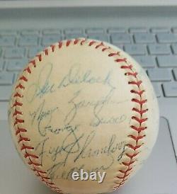 1957 Boston Red Sox Team Signed Baseball 26 AUTO'S Ted Williams Jackie Jensen