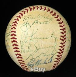 1958 All Star Game Team Signed Baseball Mickey Mantle Ted Williams PSA DNA COA