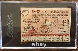 1958 Topps #1 Ted Williams Red Sox Autographed Signed JSA encapsulated