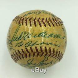 1959 All Star Game Team Signed Baseball Mickey Mantle Ted WIlliams 29 Sigs JSA