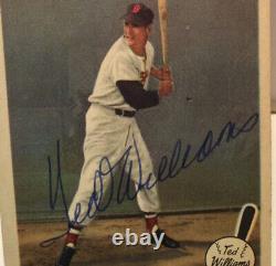 1959 Fleer #50, Ted Williams, Boston Red Sox, Signed, NMint