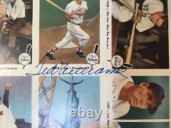 1959 Fleer Ted Williams Autographed Signed Uncut Sheet 15 #1 Early Years