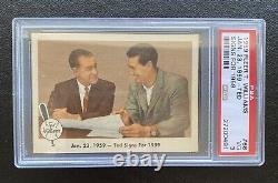 1959 Fleer Ted Williams Complete Set Ex+ #68 Ted Signs Psa 3