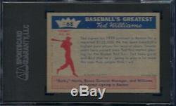 1959 Fleer Ted Williams No. 68 Ted Signs Sgc 9 Mint Centered