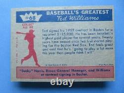 1959 Fleer Vintage Original Ted Williams #68 Jan 23 Signs for Boston Red Sox EX+