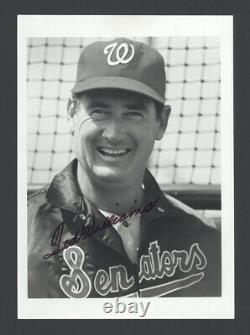 1969 Ted Williams Perfectly Autographed / Signed Photo With Postmarked Envelope
