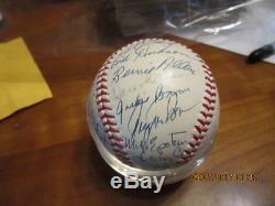 1970 Washington Senators Team Signed Baseball 36 sigs Ted Williams Nellie Fox ps