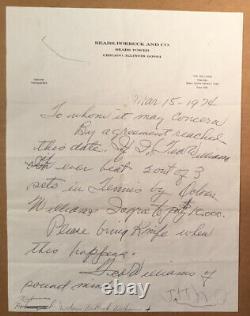 1972 Ted Williams Hand Written Signed Contract Hunt Auctions Claudia Williams