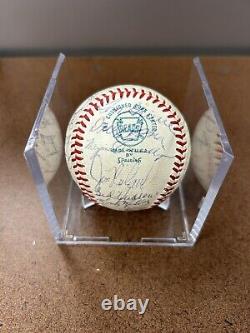 1972 Texas Ranges Signed Team Ball Ted Williams Nellie Fox 26 Signatures PSA/DNA
