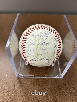 1972 Texas Ranges Signed Team Ball Ted Williams Nellie Fox 26 Signatures PSA/DNA