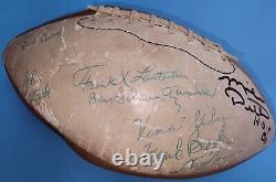 1973 America Bowl Signed Football Signed by Ted Williams, Brickhouse, Ditka