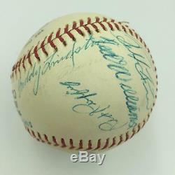 1976 Hall Of Fame Induction Day Signed Baseball With Ted Williams 15 Sigs JSA
