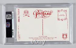 1980 Perez-Steele Ted Williams Signed Graded HOF Postcard COA PSA/DNA