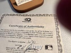 1989 Ted Williams Boston Red Sox Signed Gartlan Autograph #690 Limited Original