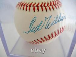 1992 Signed Ted Williams Baseball With Certificate of Authenticity