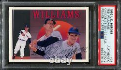 1992 Upper Deck Heroes #36 Ted Williams Autograph 374/2500 PSA 7 AUTO