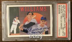 1992 Upper Deck Ted Williams Heroes Autograph PSA 8 NM-MT 898/2500 Red Sox Read
