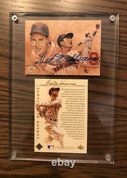 1993 Upper Deck Ted Williams Career Highlights Auto Card Set with UD COA BAA26138