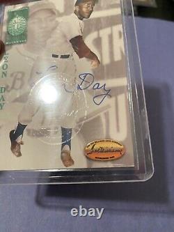 1994 Ted Williams Leon Day Certified On Card Auto Autograph HOF Negro League