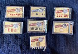 2012 Ted Williams PRIME CUT HUGE LOT 1/1 /5 /9 /25 Auto Graded Game Used Jersey