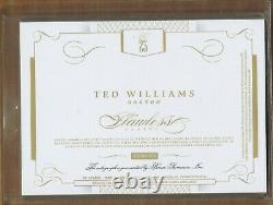 2016 Panini Flawless TED WILLIAMS Cut Autograph. Mint
