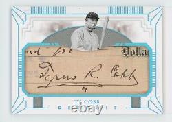 2021 National Treasures Cut Signatures Babe Ruth Ty Cobb Ted Williams Auto 1/1