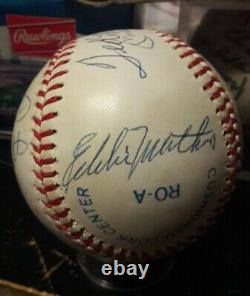 500 HR Club Signed Baseball Mickey Mantle Ted Williams Sweet Spot 12 Signed JSA