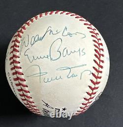 500 HR Signed Baseball Mickey Mantle Ted Williams Willie Mays Aaron 11 Auto Psa