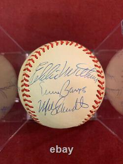500 Home Run Club 11 Autographed Ball Mickey Mantle, Ted Williams, Aaron, Mays