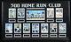 500 Home Run Club 24x40 Showcase Piece Signed By 11 Hof'ers Ted Williams Mantle