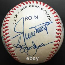 500 Home Run Club Autographed AL Ball, Mickey Mantle, Ted Williams, 11 SIG, PSA
