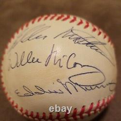500 Home Run Club Autographed Baseball 12 Mickey Mantle Ted Williams Aaron Mays