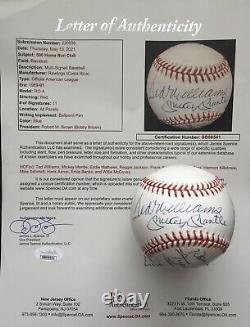 500 Home Run Club Autographed NL Ball, Mickey Mantle, Ted Williams, 11 SIG, JSA