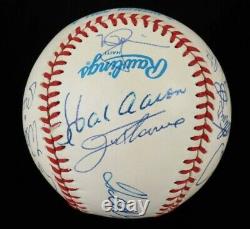 500 Home Run Club OAL Baseball Signed by (15) with Ted Williams, Mickey Mantle