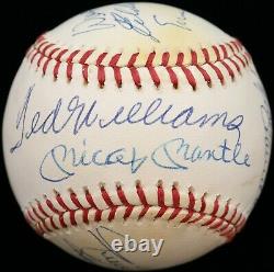 500 Home Run Club Signed Baseball (11) Mickey Mantle Ted Williams Hank Aaron PSA