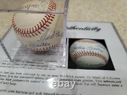 500 Home Run Club top 7 Signed auto Baseball Mickey Mantle Ted Williams PSA DNA